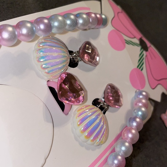 7 pc 2 Gifts Sweet Princess Baby Girl 1st Pearl Jewelry She Will LOVE! - Picture 12 of 12